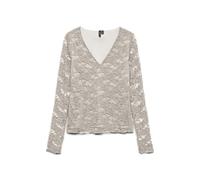 VERO MODA Vmiben - Top con Scollo a V, Jrs Noos, Pumice Stone., S