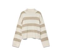 VERO MODA Vminez LS Highneck Short Pullover Boo Vminez LS - Pantaloncini a Collo Alto Donna (Pacco da 1)