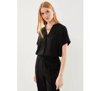 Vero Moda - Vminge Ss Top Wvn Ga Nero - Abbigliamento XS Nero