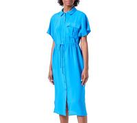 VERO MODA Vmiris S/S Shirt Calf Dress Wvn Ga Noos Keid, Ibiza Blue, XS Donna
