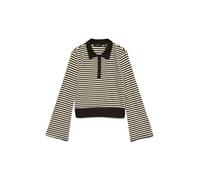 VERO MODA Vmisabella LS Polo Jrs Ga, Nero, L Donna