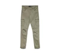 VERO MODA Vmivy Mr Ankle Cargo Jeans Color Noos, Verde 2, (XL) W x 30L Donna