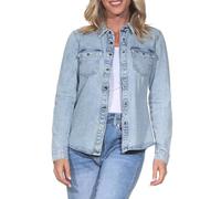 VERO MODA Vmjennie LS-Maglietta in Denim Noos Camicia, Mix Blu Chiaro, S Donna
