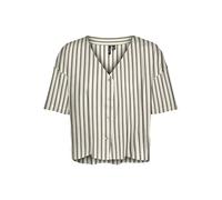 VERO MODA Vmjesmilo 2/4 Shirt Wvn Ga Noos Camicia, Betulla/AOP: Heidi, L Donna