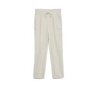 VERO MODA Vmjesmilo Ankle Pants Wvn Ga Noos Pantaloni, Silver Lining/Stripes:Olga Snow White, M Donna