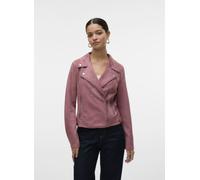 Vero Moda - Vmjose Short Faux Suede Jacket Noos Rosa - Abbigliamento S Rosa