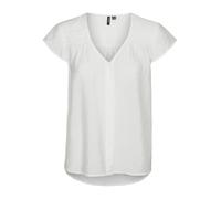 VERO MODA Vmjosie-Maglietta a Maniche Corte Top, Bianco, M Donna