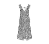 VERO MODA Vmjosie SL Abito da Donna con Volant alla Caviglia Wvn Ga, Betulla, XL