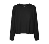 VERO MODA Vmjupiter LS O-Neck Pullover BF Maglione Lavorato a Maglia, Nero, S Donna