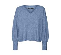 VERO MODA Vmjupiter-Pullover con Scollo a V Maglione Lavorato a Maglia, Allure/Dettaglio: mélange, M Donna