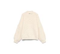 VERO MODA Vmkaia LS Maglione con Collo Alto, Betulla, L