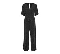 VERO MODA Vmkanva SS Glitter Jumpsuit Jrs Tuta Intera, Black/Detail:Black Lurex, S Donna