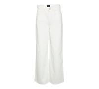 VERO MODA Vmkathy SHR Wide Clr Jeans, Bianco, 29W x 32L Donna