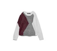 VERO MODA Vmkeisa LS O-Neck Pullover, Chiaro Grigio Melange, XS