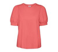 Vero Moda Vmkerry 2/4 O-neck Top Vma Jrs Noos, T-shirt Donna, Georgia Peach, L