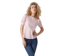 Vero Moda Vmkerry 2/4 O-neck Top Vma Jrs Noos, T-shirt Donna, Parfait Pink, M