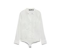 VERO MODA Body a camicia 'VMLady' bianco naturale, Taglia S
