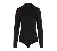 VERO MODA Body a camicia nero, Taglia L