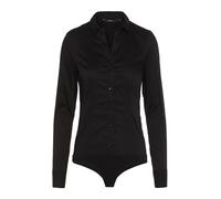 VERO MODA Body a camicia nero, Taglia S