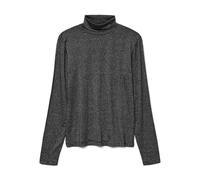 VERO MODA Vmlava Glitter LS Highneck Top Stripe Ga, Nero, M Donna