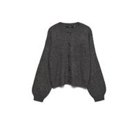 Vero Moda Vmlea LS O-Neck Cardigan Noos, Asfalto, XXL Donna