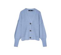 Vero Moda Vmlea LS V-Neck Cuff Cardigan Noos, Brunnera Blu, XL