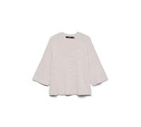 VERO MODA Vmlefile 3/4 O-Neck Pullover Noos, Pumice Stone., L