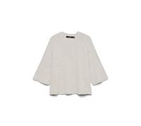 VERO MODA Vmlefile 3/4 O-Neck Pullover Noos, Pumice Stone., M
