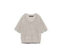 VERO MODA Vmleilani - Maglione con Scollo a U, Pumice Stone., XL