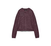 VERO MODA Vmleilani Stitch LS O-Neck Cardigan, Winetasting, M