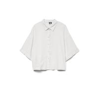 VERO MODA VMLINN - Maglietta a Maniche Corte Wvn Noos 2/4, Bianco, L