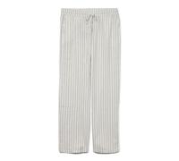 Vero Moda VMLINN - Pantaloni Wvn Noos, Bianco Neve/Strisce: Olga Moon Rock, M
