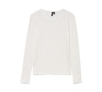 VERO MODA Vmlisa LS Top Jrs Noos Maglietta a Maniche Lunghe, Bianco, XL Donna