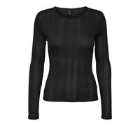 VERO MODA Vmlisa LS Top Jrs Noos Maglietta a Maniche Lunghe, Nero, XL Donna
