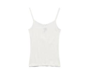 Vero Moda Vmlisa Pointelle Singlet Top Jrs Noos da Donna, Bianco, S