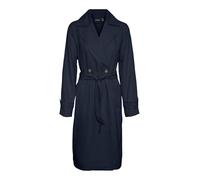VERO MODA VMLOU LONG TRENCHCOAT NOOS, Trench Da donna, Navy Blazer, M
