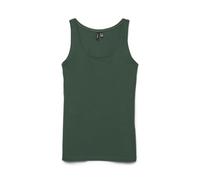VERO MODA Vmlulu - Canotta Lunga Jrs Ga Noos, Verde Scuro, M