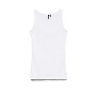 VERO MODA VMLULU - Canottiera Lunga Jrs GA Noos, Bianco, S