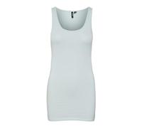 Vero Moda VMLULU - Canottiera Lunga Jrs GA Noos, Gray Mist, S