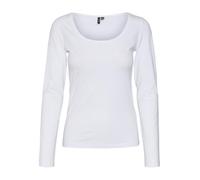 Vero Moda Vmlulu LS - Maglietta A U con Scollo A U Maglietta a Maniche Lunghe Donna (Pacco da 1)