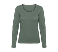 VERO MODA Vmlulu LS-Maglietta a U con Scollo a U Maniche Lunghe, Laurel Wreath, S Donna