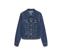 Vmluna Ls Slim Dnm Jacket Mix Ga Noos by Vero Moda M Blu