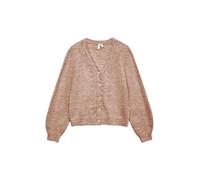 VERO MODA Vmlya LS V-Neck Cardigan Btq, Visone Argenteo, L