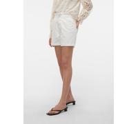 Vero Moda - Vmlyra Hr Paperbag Shorts Mix Bianco - Abbigliamento M Bianco