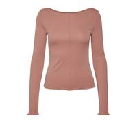 VERO MODA Vmmaggie LS Boatneck Top VMA Noos Maglietta a Maniche Lunghe, Sabbia del Deserto, XL Donna