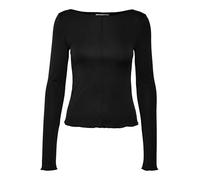 VERO MODA VMMAGGIE LS Boatneck Top VMA Noos, Nero, XL