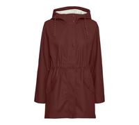 VERO MODA Vmmalou-Giacca Imbottita Noos Corta, Rosso Mattone, XS Donna