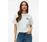 Vero Moda - Vmmariane Caty Ss Top Box Jrs Bianco - Abbigliamento S Bianco