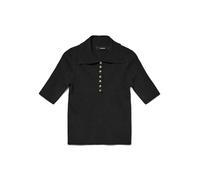 VERO MODA Vmmarina 2/4 Poloneck Maglione Noos, Nero, L