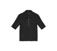 VERO MODA Vmmarina 2/4 Poloneck Maglione Noos, Nero, XL